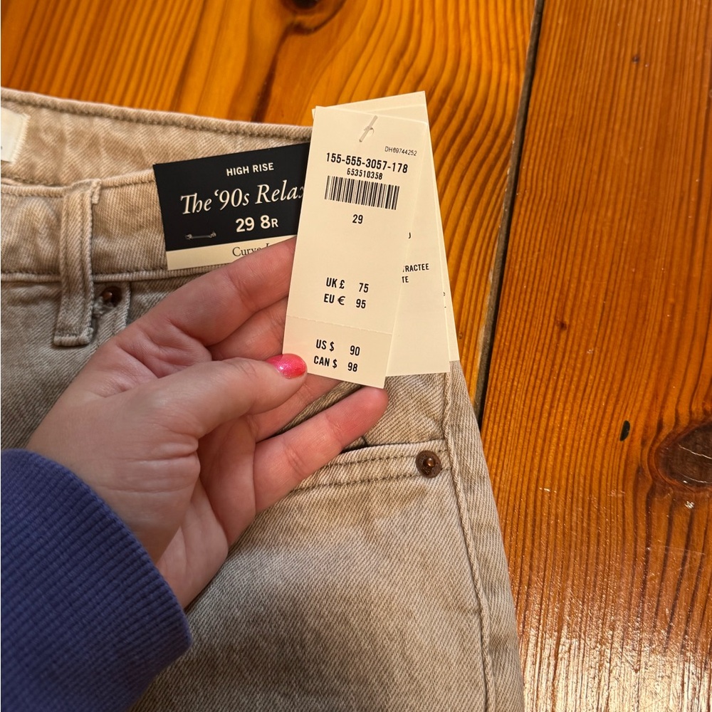 NWT Abercrombie & Fitch curve love jeans size 29 - Picture 3 of 3